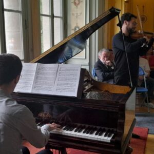 Naaman Sluchin violon Eloy Orzaiz piano